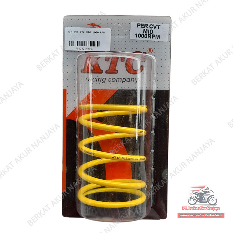 KTC PER CVT MOTOR MIO 1000 RPM 1500 RPM 2000 RPM