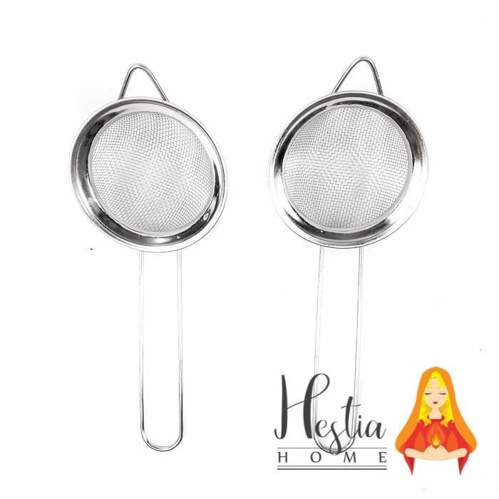 Saringan Kopi Teh Minyak Goreng Halus Strainer Stainless Ayakan Bubuk