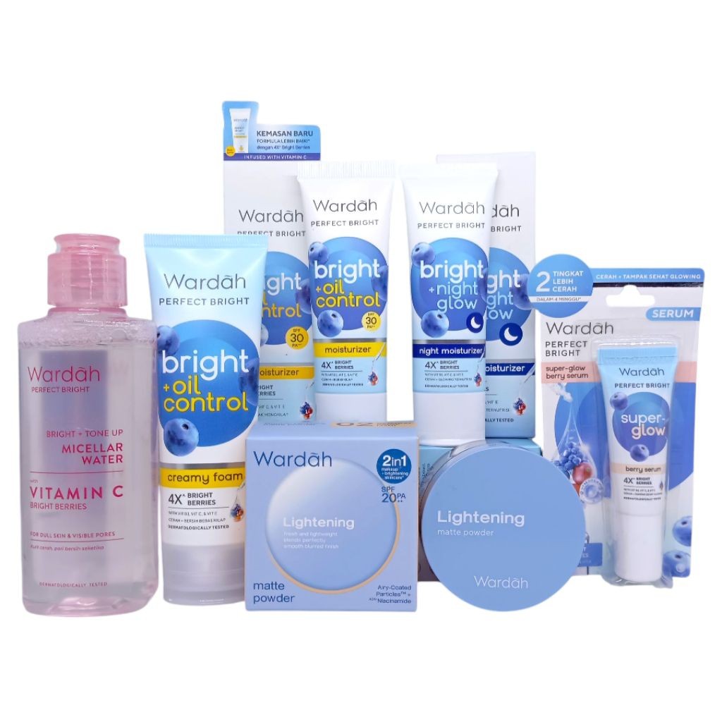Paket Wardah Perfect Bright Oil Control Lengkap/Paket Wardah Perfect Bright Smooth Glow/ Skincare Re