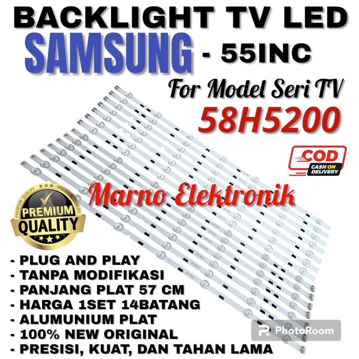 BACKLIGHT TV LED SAMSUNG 55 INC INCH 58H5200 58-H5200 LAMPU LED BL TERBAIK...