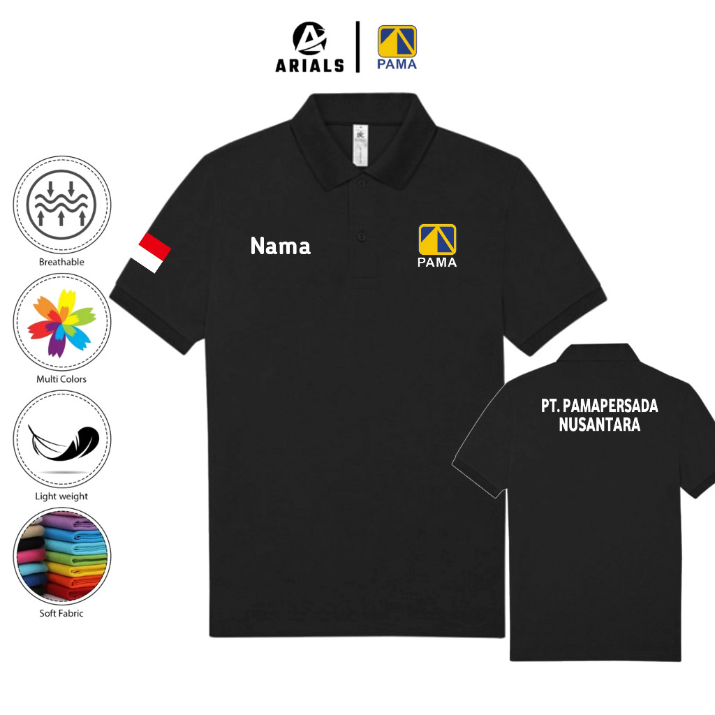 Arials Polo shirt Baju Kaos Kerah PT. PAMA PERSADA NUSANTARA