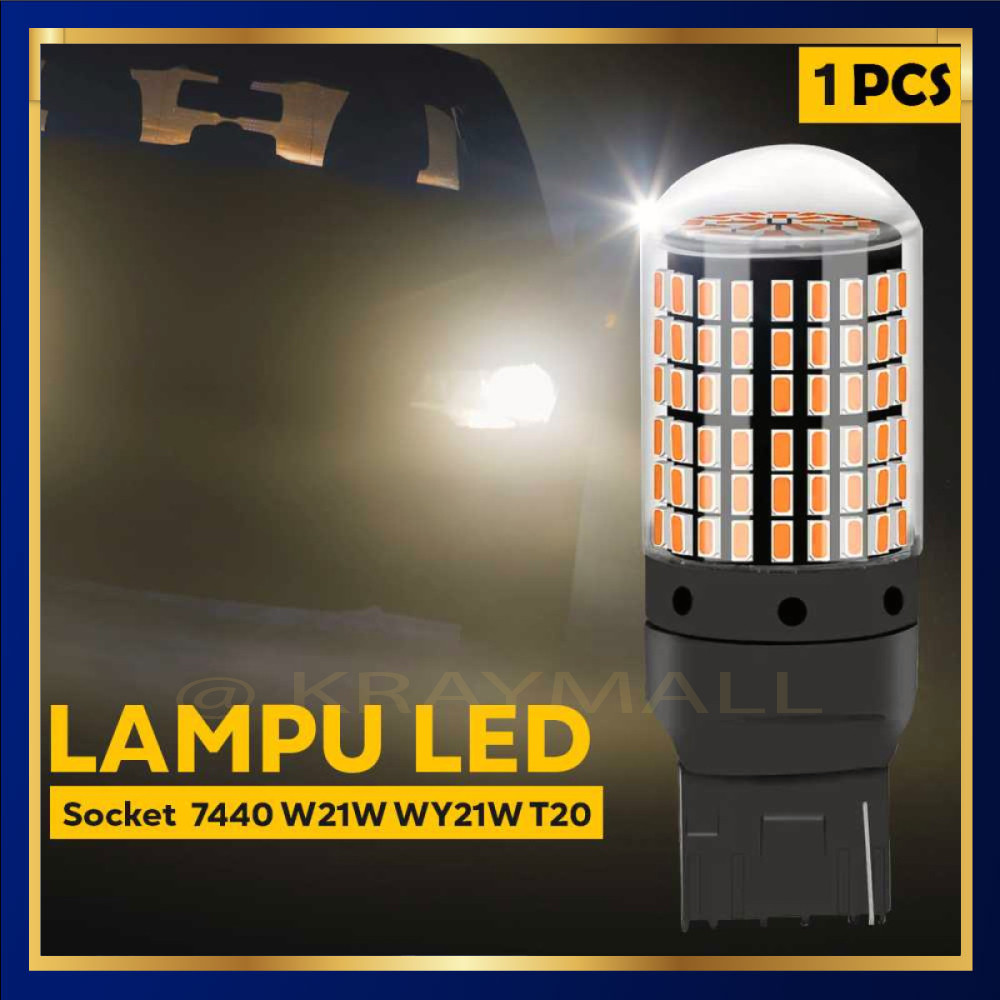 Lampu Sein Mobil LED Cross Flow 3014 SMD 7440 1 PCS - 3014
