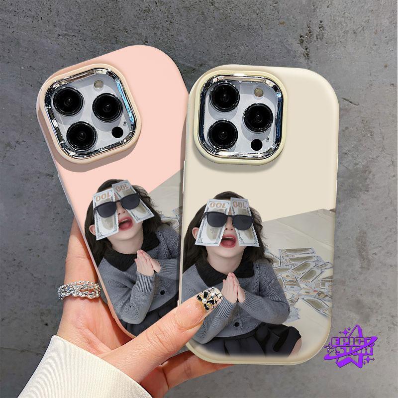 ⭐ MISS CASE ⭐Gadis Cool Casing ponsel Bahan silikon lembut Untuk Vivo Y36 Y15 Y27 Y11 Y35 Y15s Y16 Y