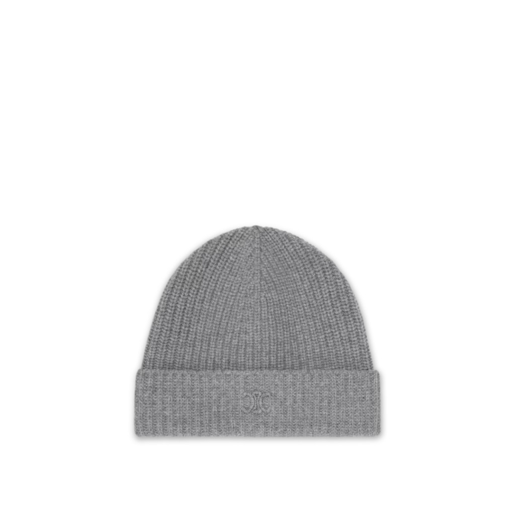Small logo triomphe beanie cashmere C2373