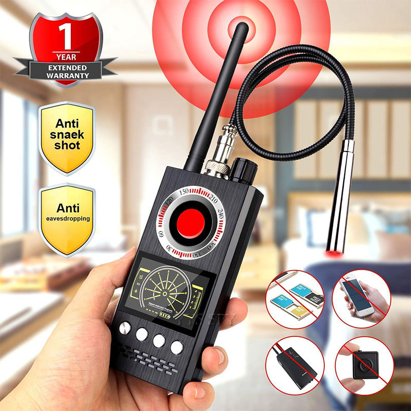 K68 Anti Spy Wireless RF Signal Detector Bug GSM GPS Tracker Hidden Camera Eavesdropping Device Mili