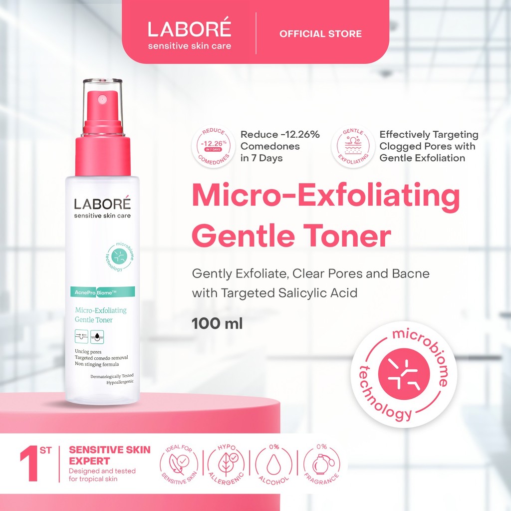 [Gift Not For Sale] LABORE Sensitive Skin Care Micro Exfoliating Gentle Toner 100 ml