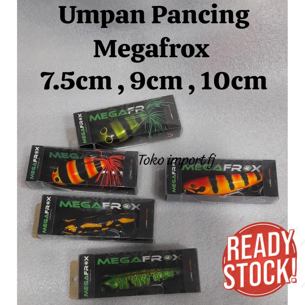 Lures Factory Sushi Casting Lure Umpan Pancing Megafrox MF Sushi 10cm Hot Tiger - MF Big Bob 7.5cm H