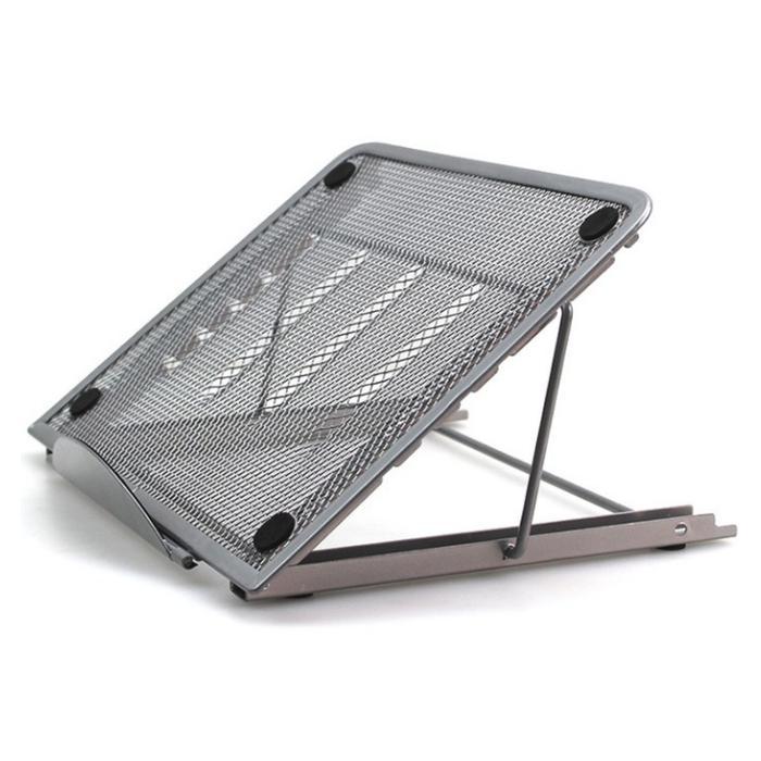 Portable laptop stand penyangga tablet laptop ipad macbok bahan metal