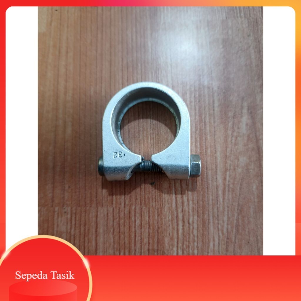 seatclamp sepeda mtb alloy untuk seatpost 27,2 nos antiq