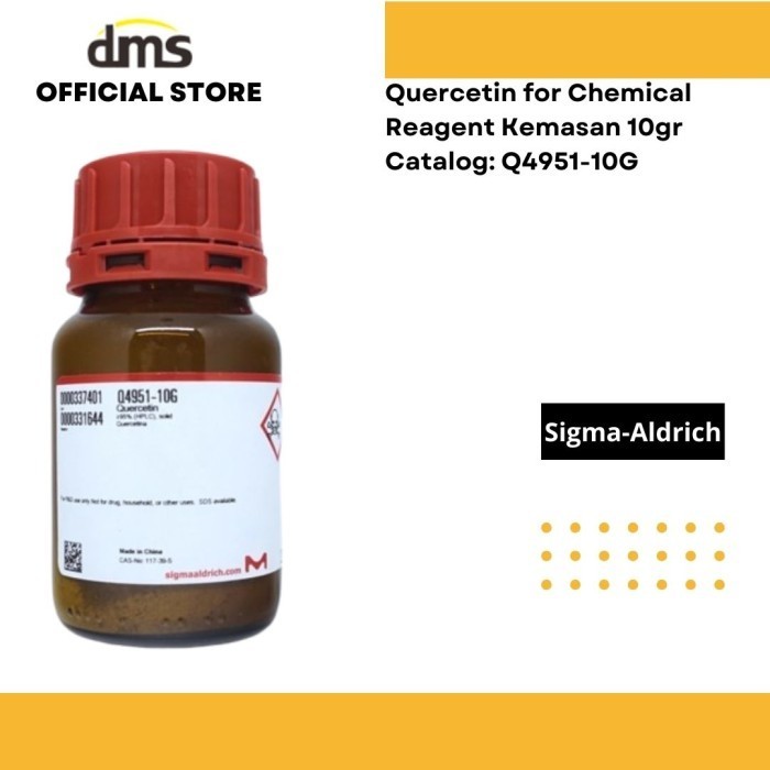 Quercetin for Chemical Reagent Kemasan 10gr Sigma-Aldrich