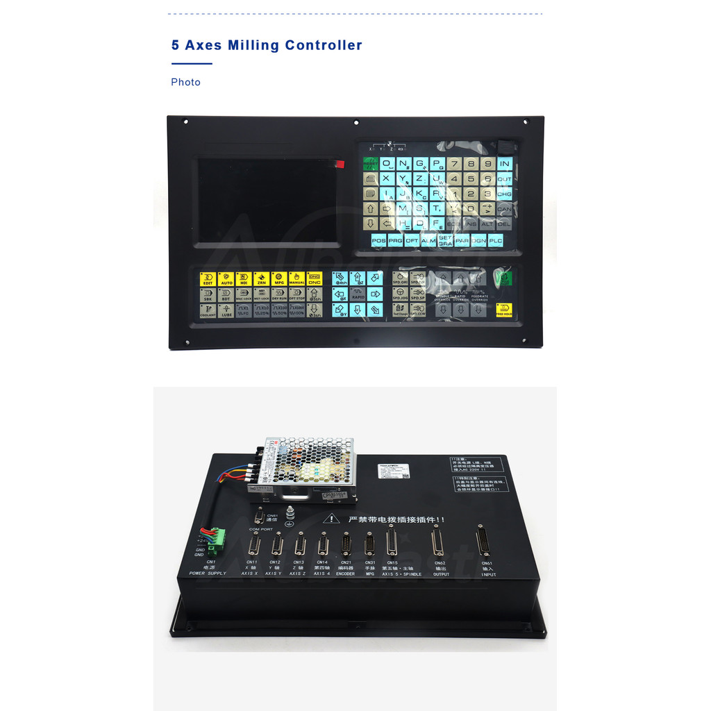 CNC Controller TAC1005M Metal Milling Controller 3axis 5axis Milling Controller+PLC+ATC Function for