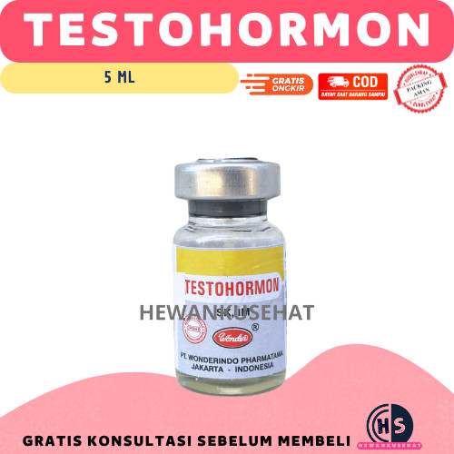 TESTOHORMON 5 ml -  Wonder Mengatasi Gangguan Reproduksi Hewan