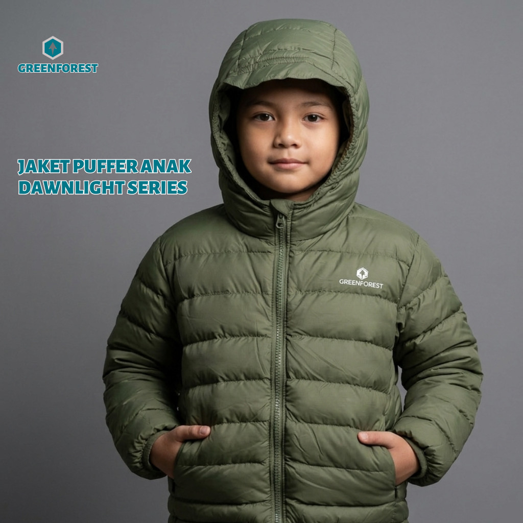 Greenforest Dawnlight Jaket Puffer Synthetic Down Anak - Jaket Musim Dingin Anak