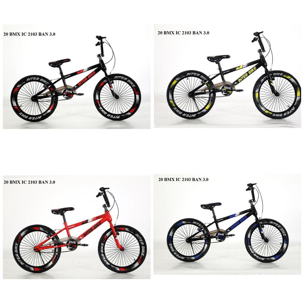 SEPEDA ANAK LAKI LAKI BMX 20 INCH INTERBIKE 2103 BAN JUMBO 3.0