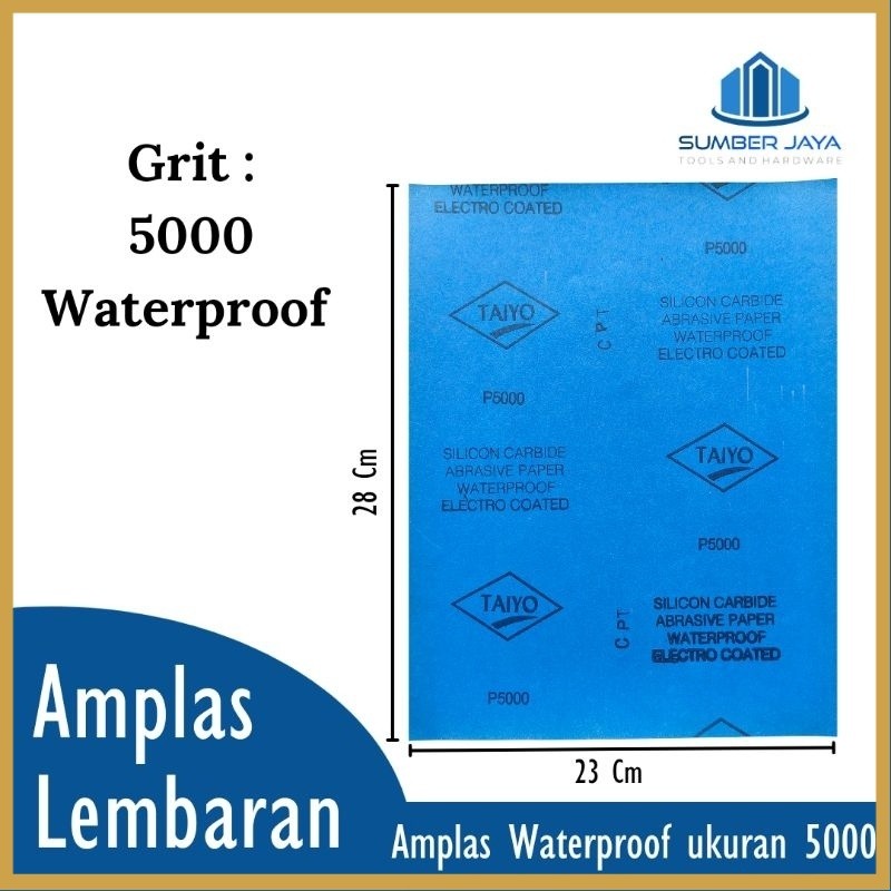 Amplas lembaran halus grit 5000 taiyo