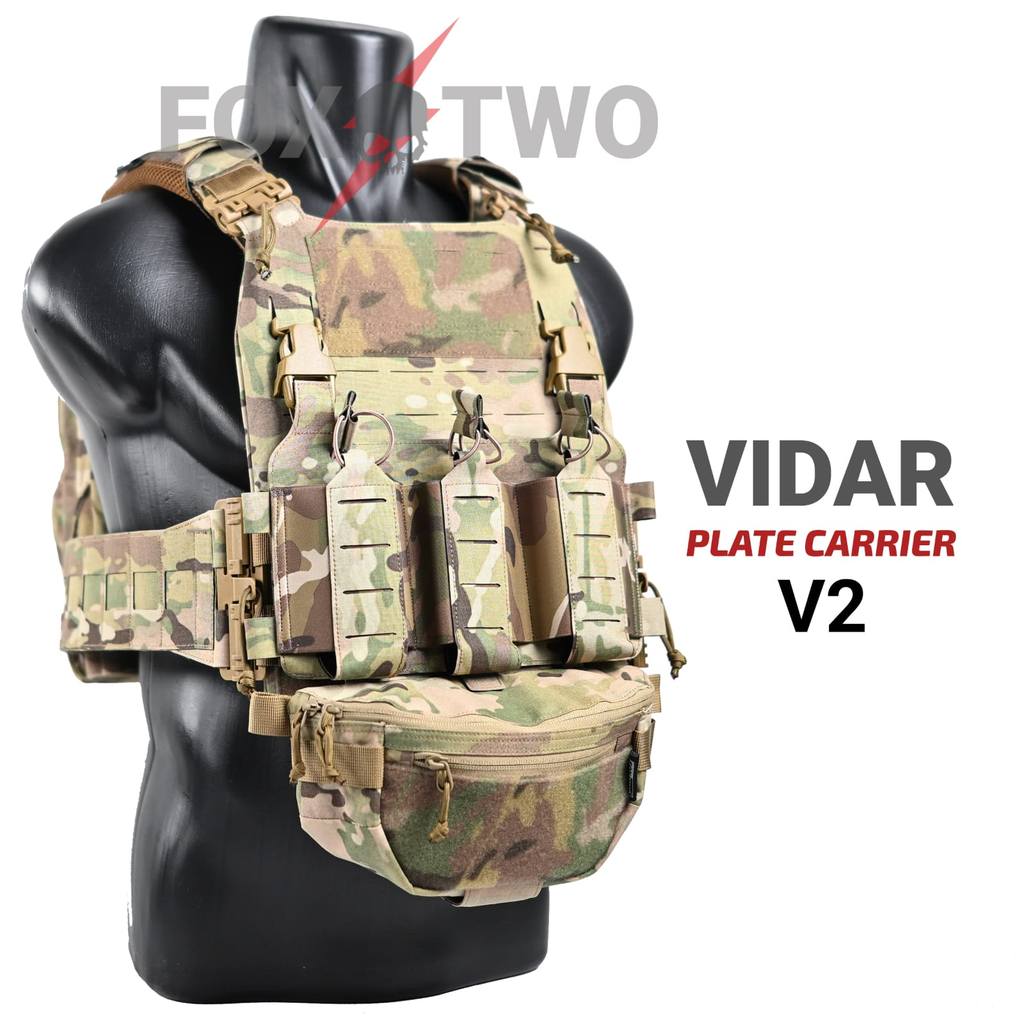 Rompi / Vest Tactical Fox Two Vidar Strike V2 Plate Carrier - Multicam