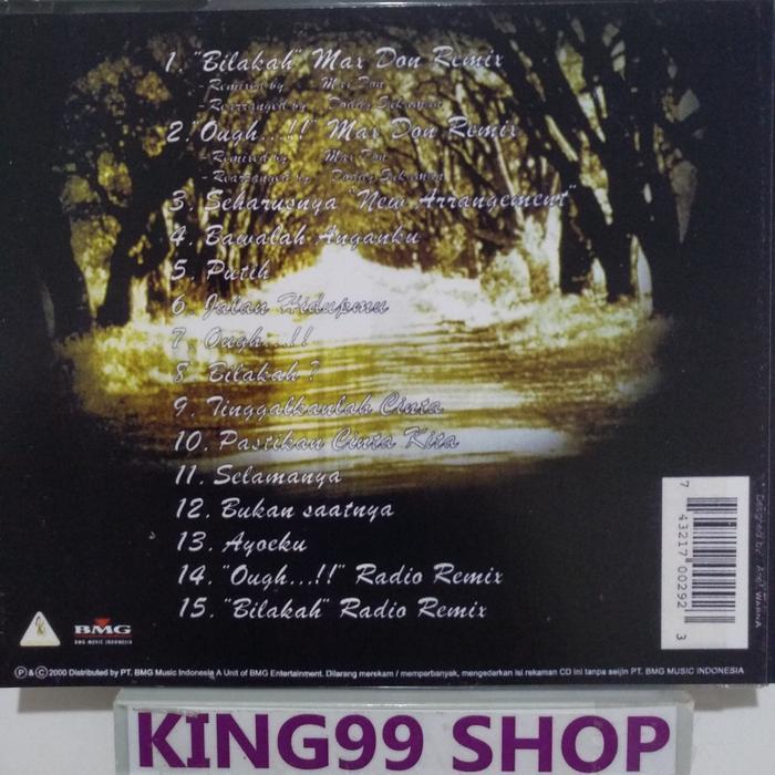 CD ada band - peradaban 2000. dewa 19 kla project kahitna java jive peterpan sheila on 7 katon bagas