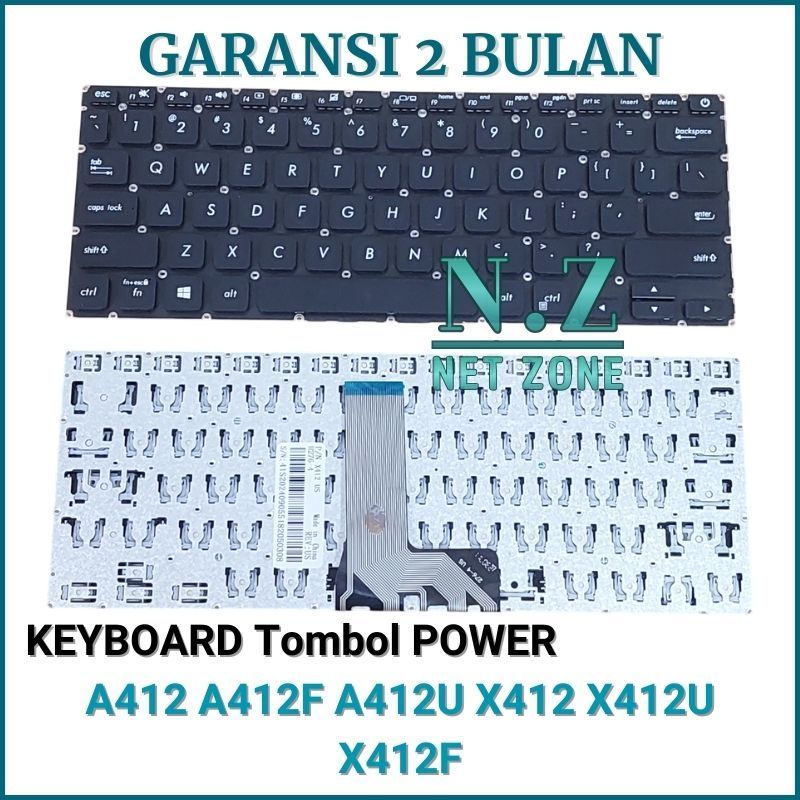 Keyboard Asus VivoBook 14 A412 A412U A412UA X412 X412U X412UA -NZONE