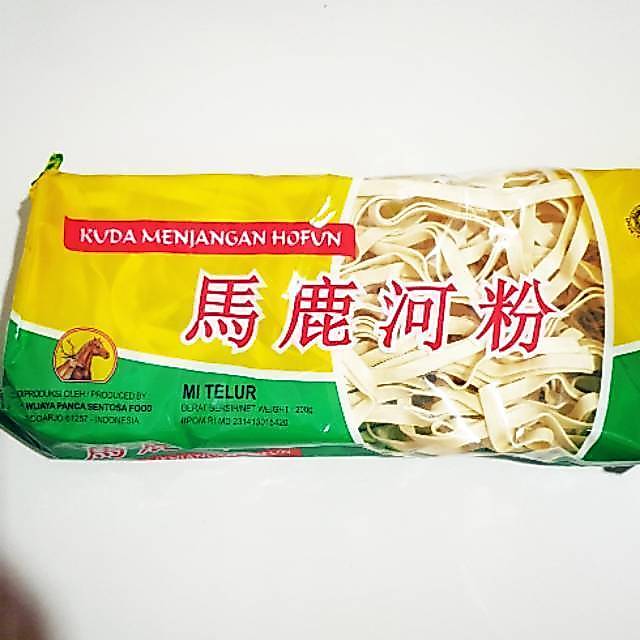 Mie Telor Kuda Menjangan Hofun Kwetiau Mi Kering Instan Pipih