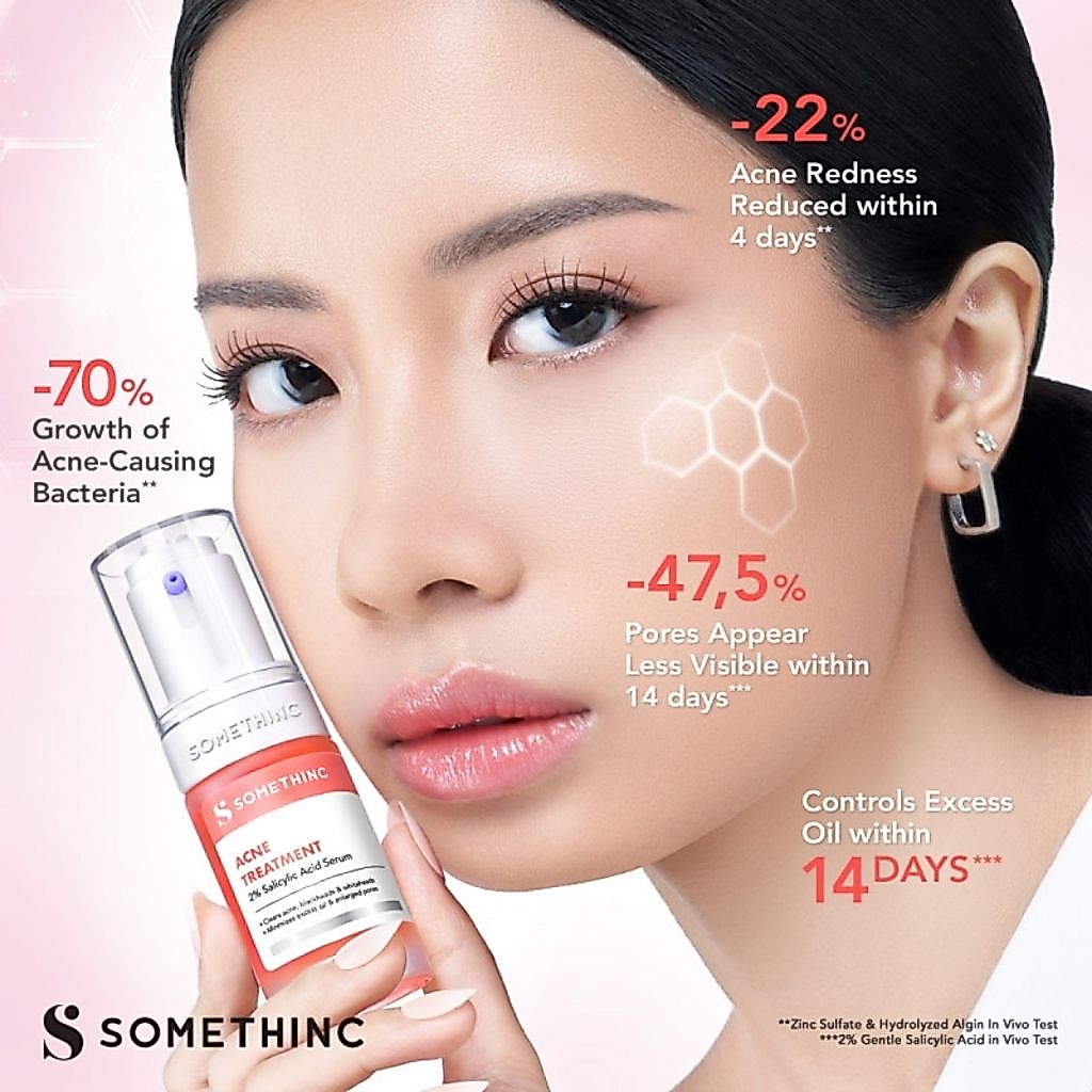 Serum Perawatan Jerawat SOMETHINC 2% Salicylic Acid