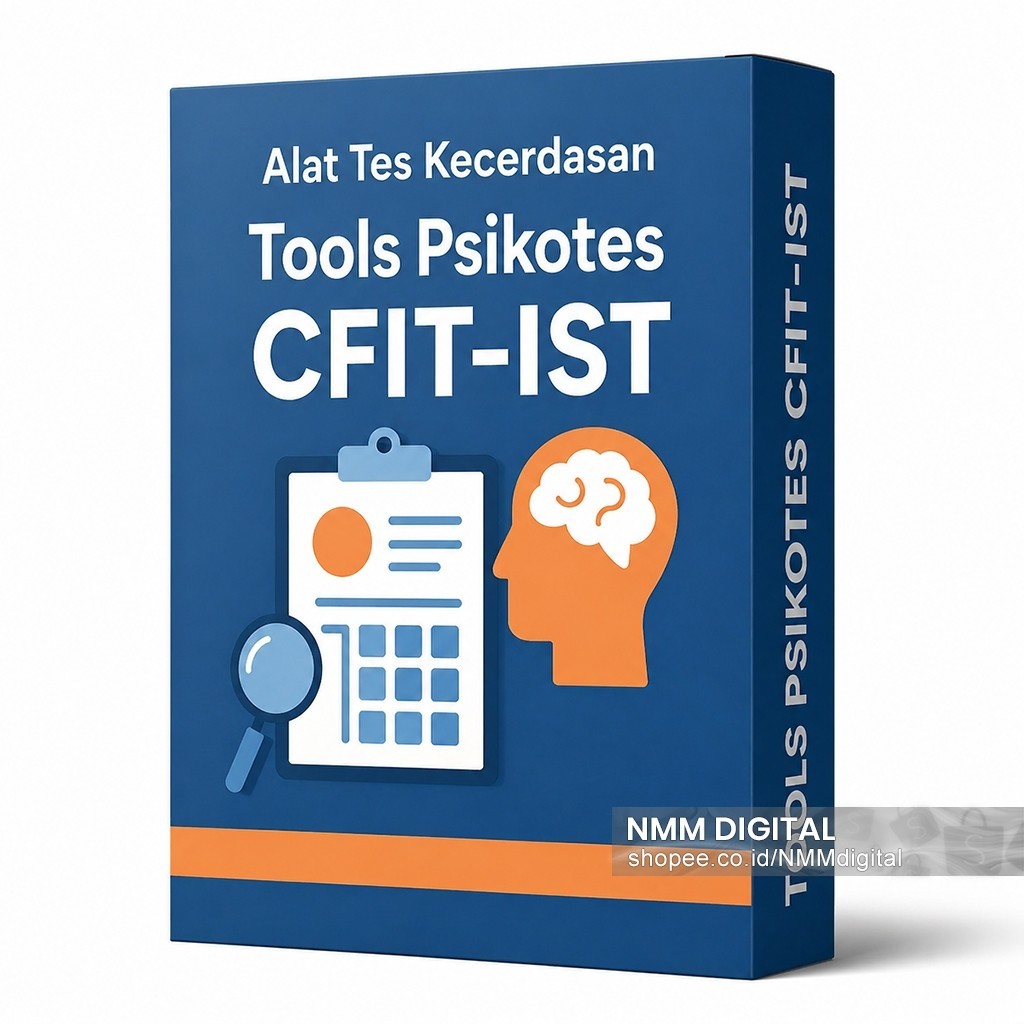 TOOLS PSIKOTES: Alat Tes Psikologi Cfit & Ist - Program Pengukur Kecerdasan IQ Test Kecerdasan