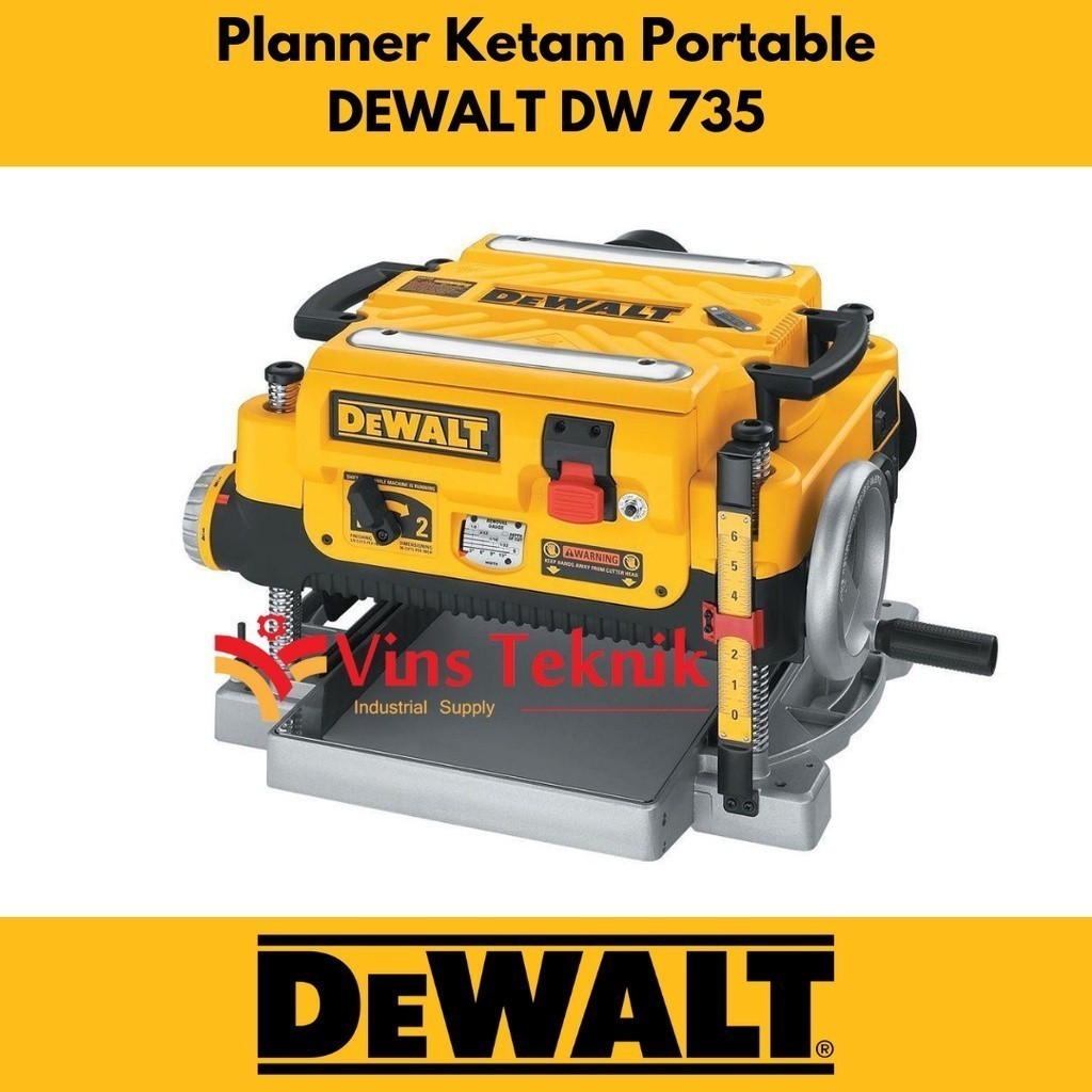 Mesin serut planner ketam portable Thicknesser 13" DW735 Dewalt DW 735