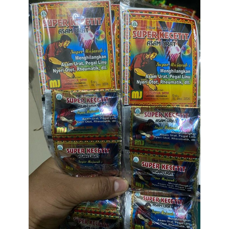 READY ( SUPER KECETIT ) Pil Super Kecetit Asam Urat Original