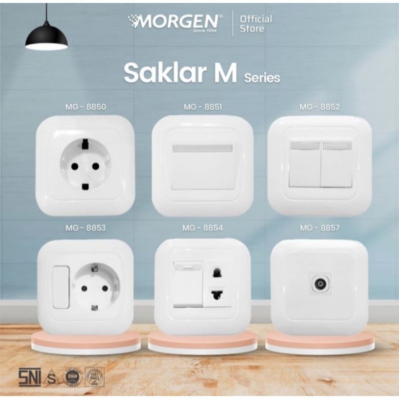 Saklar Engkel MORGEN IB Saklar Tunggal MORGEN IB - MG-8851