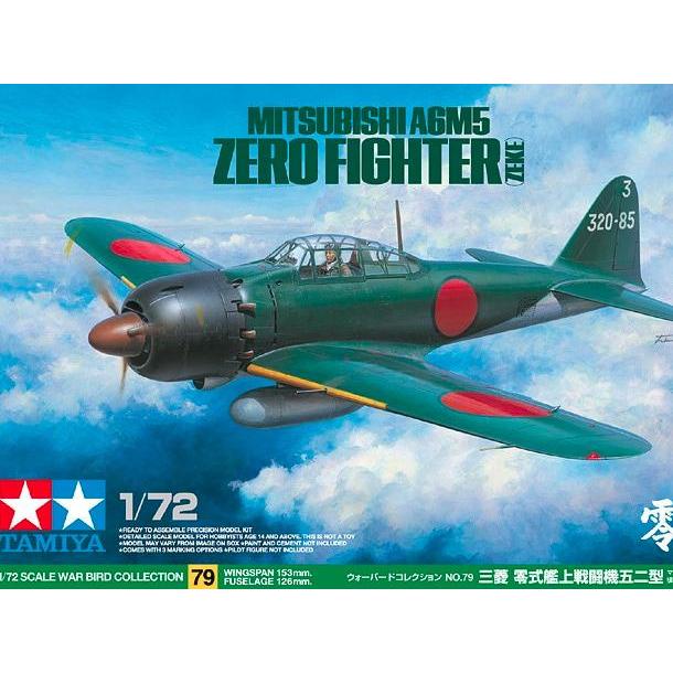 Tamiya 60779 1/72 Mitsubishi A6M5 ZERO (ZEKE)