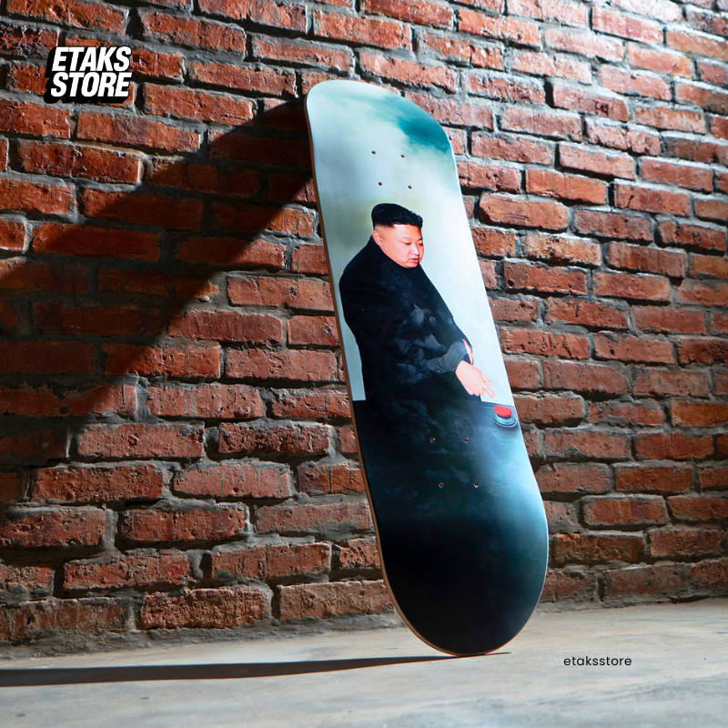 Papan Etaks Kimmy Button (No Griptape) | Skateboard Deck Parts Onderdil | Canadian Maple