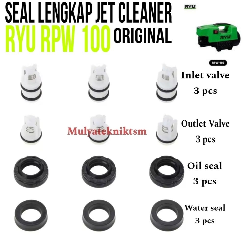 TOKO AKSA Water seal jet cleaner RPW RYU 100 oil seal jet cleaner rpw ryu 100 inlet valve RPW 100