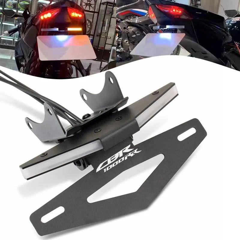 Motorcycle Integrated License Plate Holder LED Tail Lights Turn Signal Light For HONDA CBR1000RR CBR