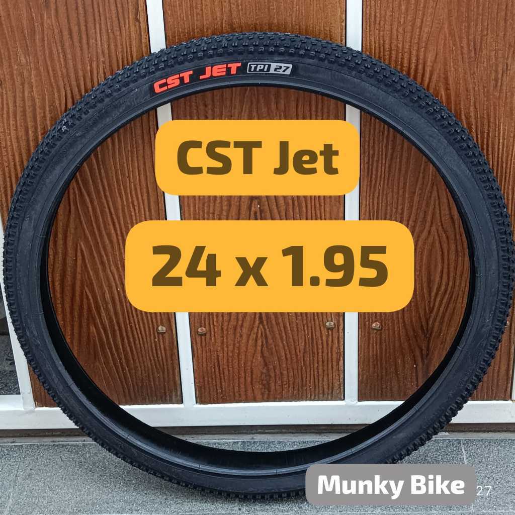 Foto Ban Luar CST Jet 24 x 1.95 Non Foldable 24x1.95 Sepeda Tire