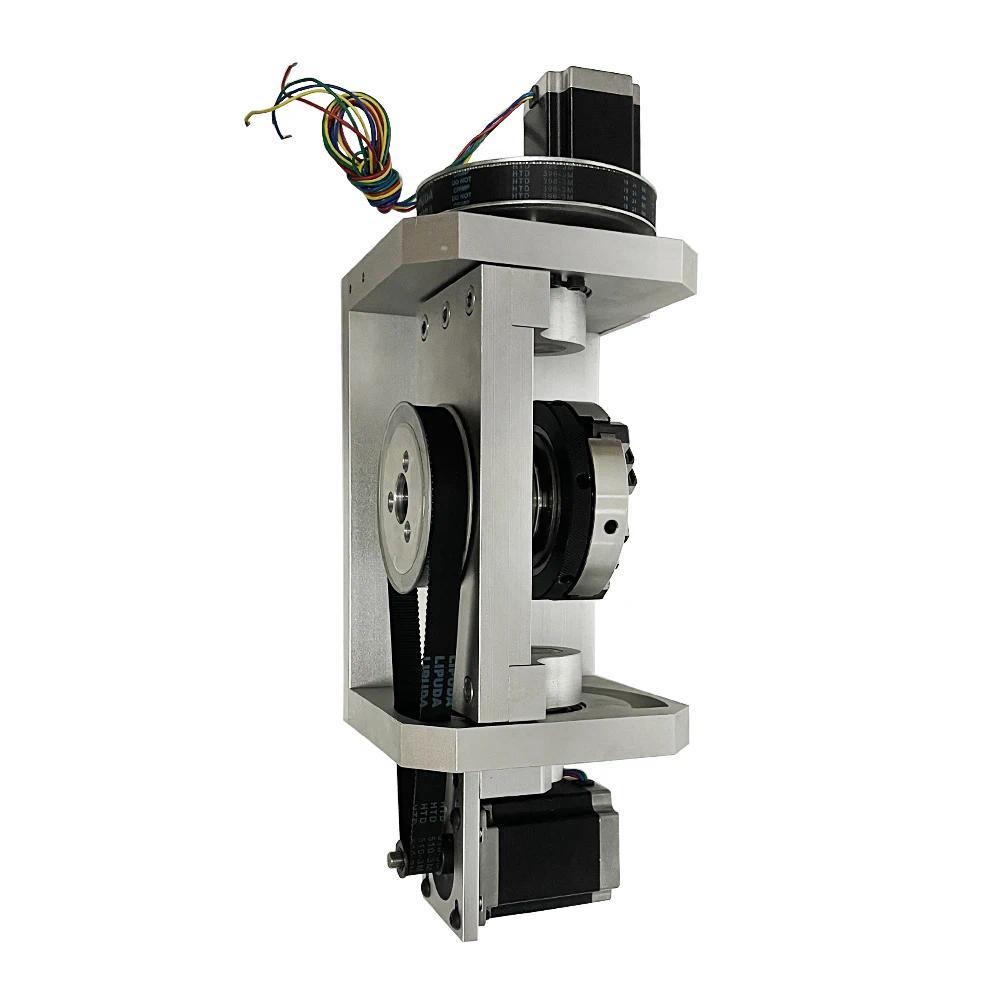 4th Aixs/5th Axis/A Aixs/B Axis,Rotation Axis with Chuck with Table CNC 4th Axis/5th Axis (A Aixs,Ro