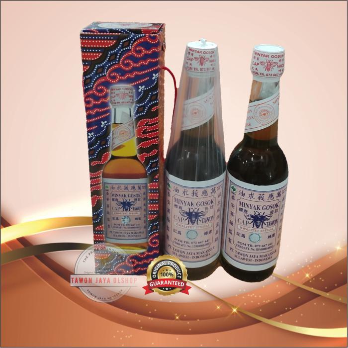 Minyak Gosok Cap Tawon - Spesial GS 330 ml ( Tutup Putih )