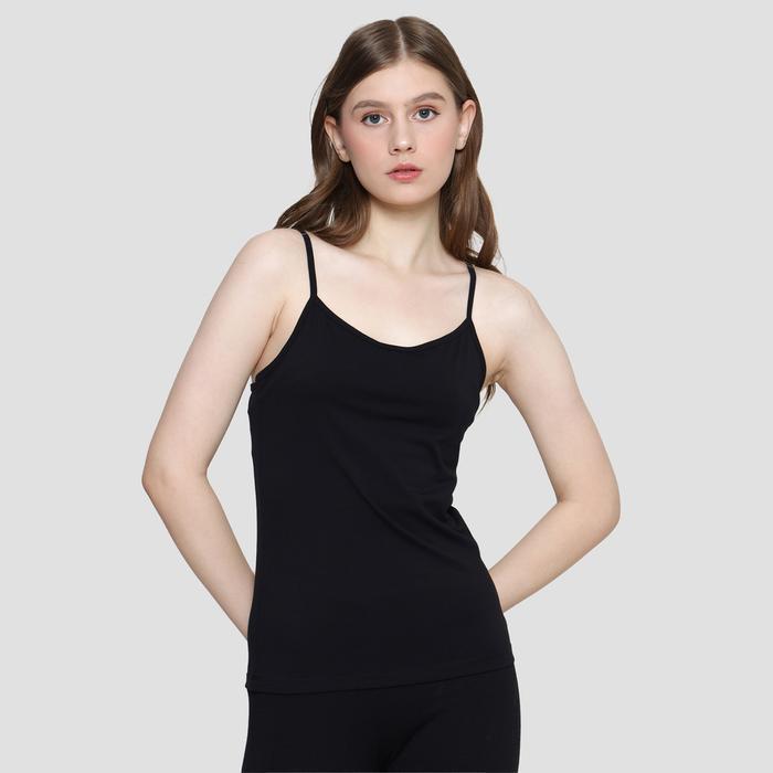 Nevada Solid Combi Tanktop Wanita 120824056 - BLACK, L