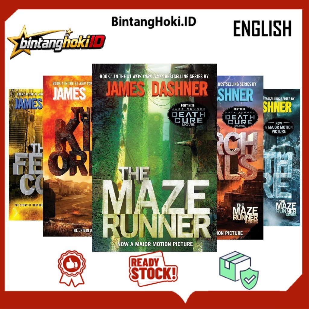The Maze Runner (5 book series) by James Dashner - English