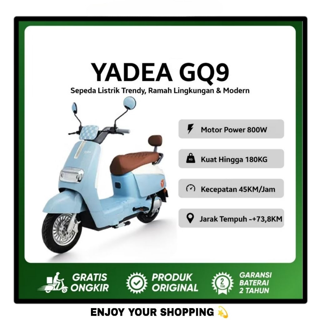 Sepeda Listrik Yadea GT 10