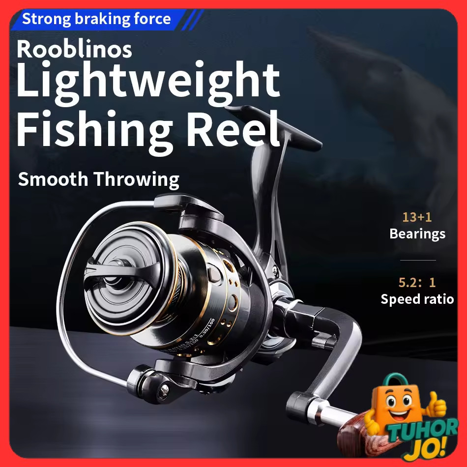 Reel Pancing Spinning Fishing Reel 5.2:1 14 Bearings 4000 - BK4000