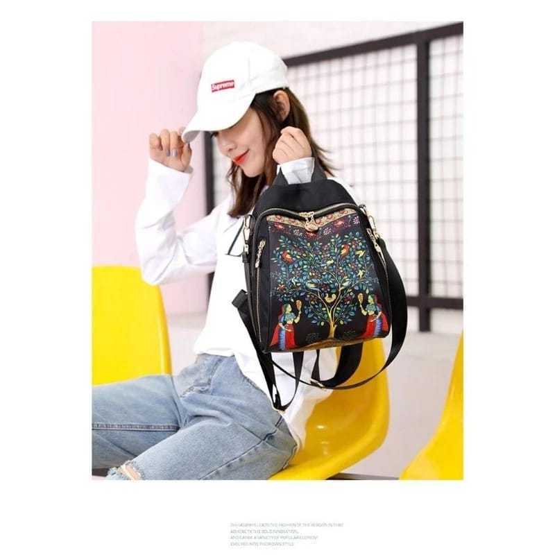 ( CHIBAO ) Tas Ransel Wanita  7139-2 Motif