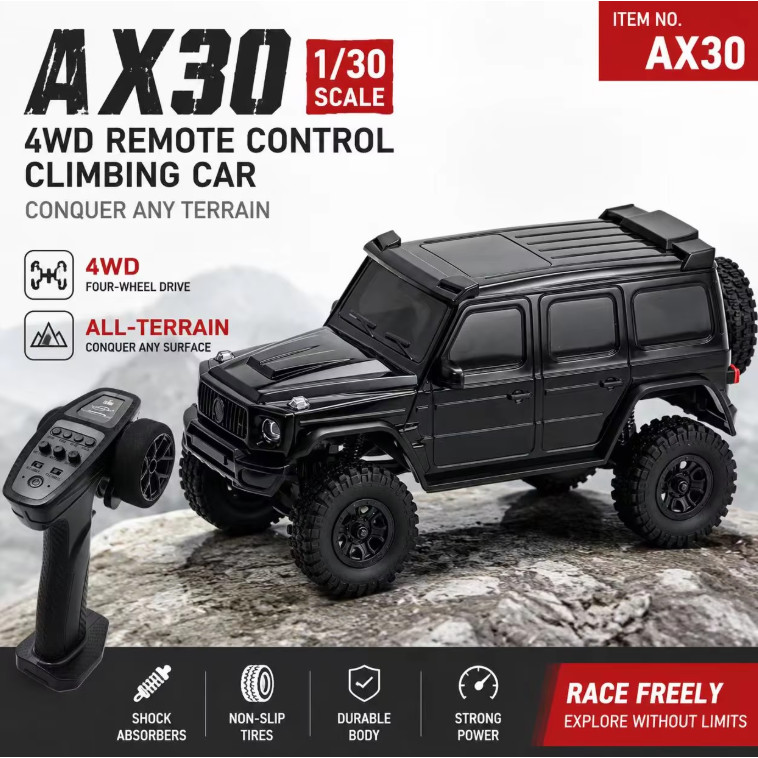 AUSTAR AX30 G-Class RTR 1/30 2.4G 4WD RC Adventure Car Rock Crawler Off-Road Full Proportional Remot