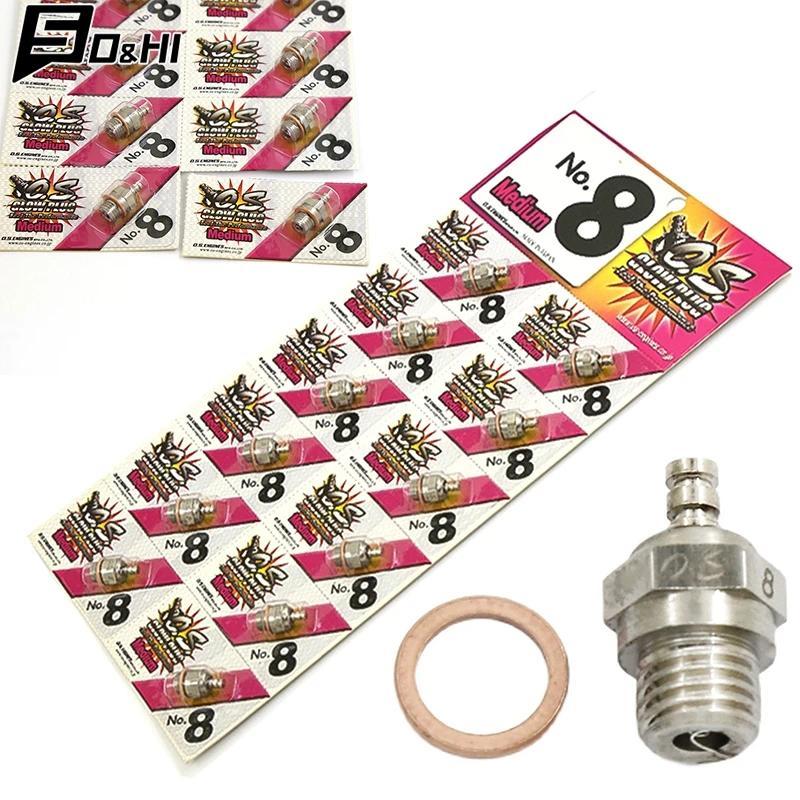 1PC 2Stroke OS Engine Glow Plug OS8 No.8 O.S. OS8 Plug N Glow Plugs For OS Engine