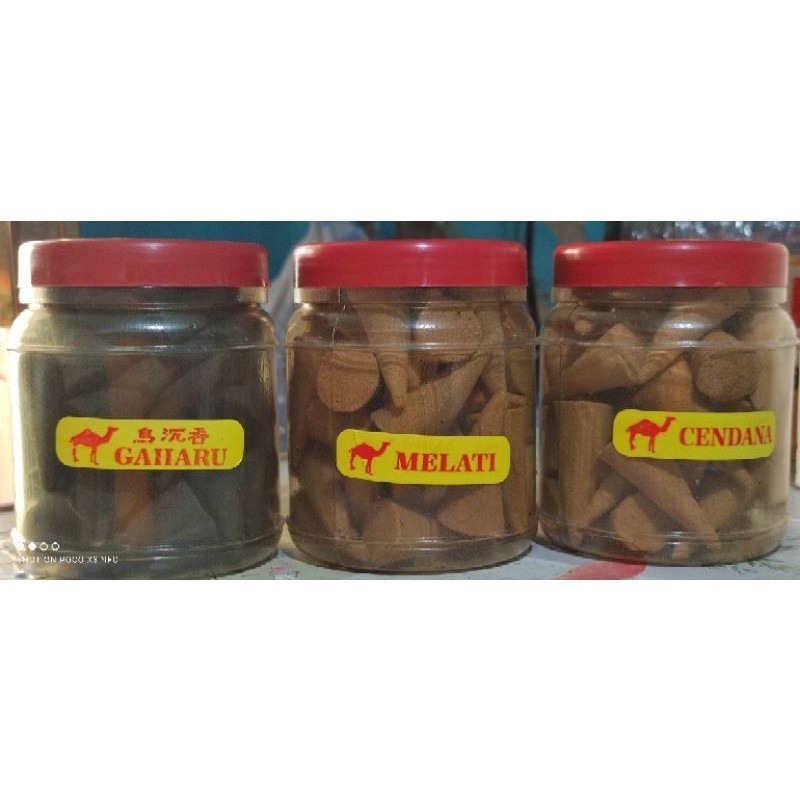 Indah Dupa Kerucut Wangi Cendana,Melati,Gaharu ISI 50pcs