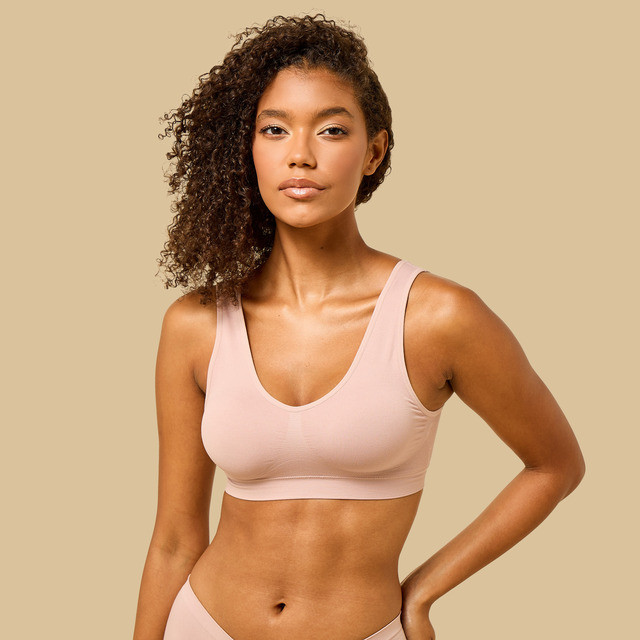 Max Fashions Dalaman Wanita Bark Smls Bra - Brown Light