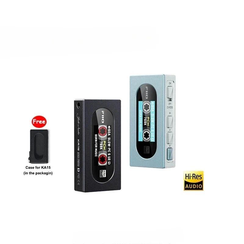 FiiO KA15 Portable USB DAC AMP Headphone Amplifier Dongle Desktop Mode Hi-Res Audio Dual CS43198 Chi