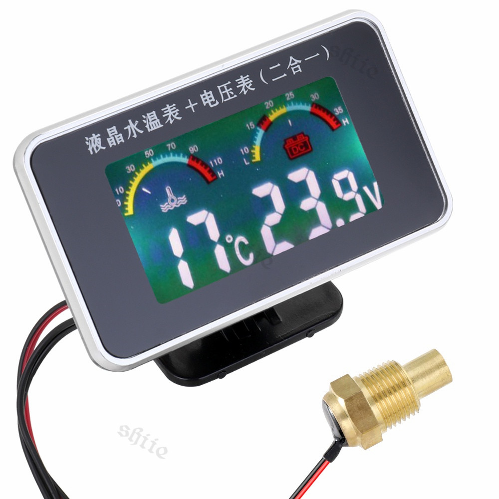 Alat Pengukur Volt Dan Arus Amper Listrik 5V 100V DC 10A Voltmeter Ampere Meter LED Digital Ammeter