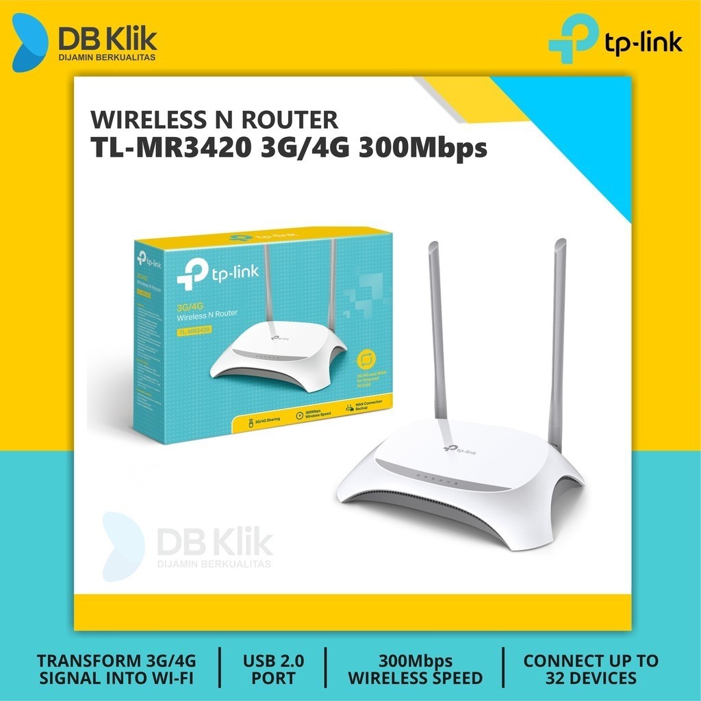 Router TP-Link TL-MR3420 300Mbps