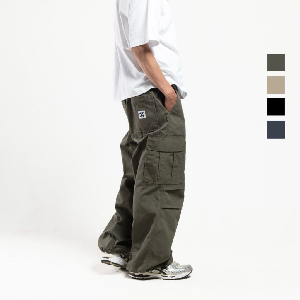 BISA COD  Baggy Cargo Pants Ripstop – Morrowsky
