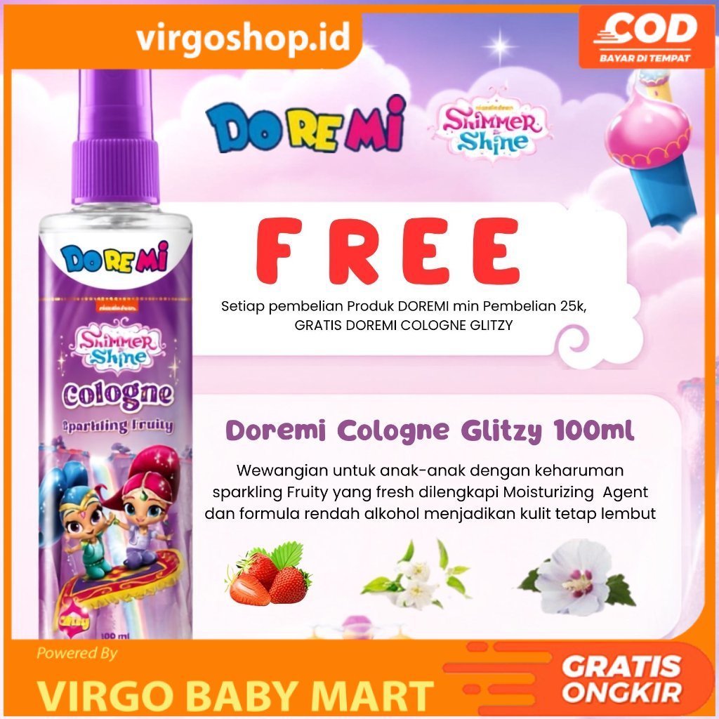 Doremi Cologne Shimmer & Shine Glitzy Sparkling Fruity 100ml