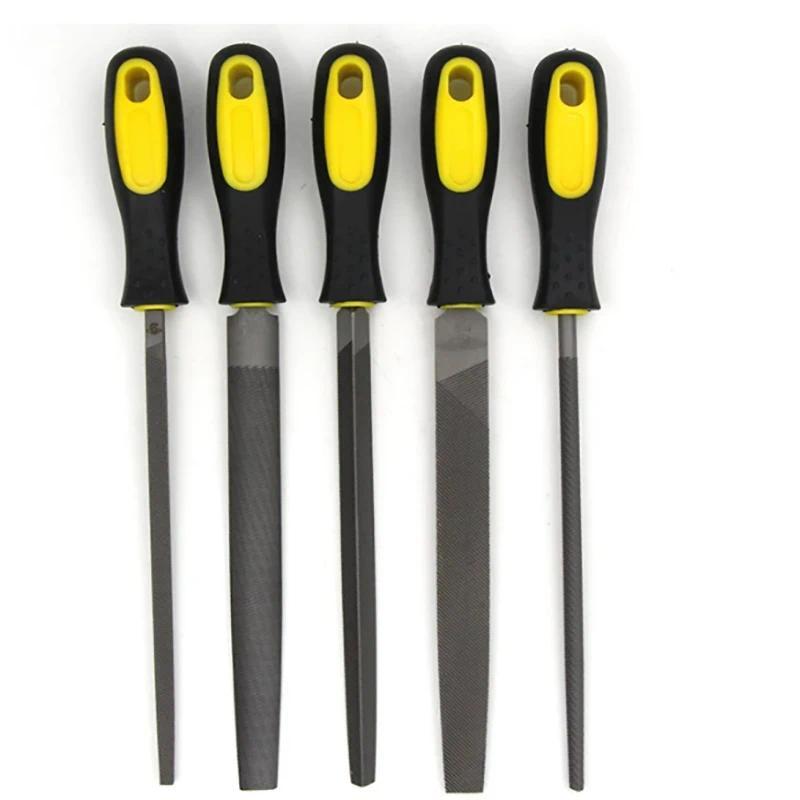 Steel file, medium tooth pliers file, flat file, round file, semi-circular file, triangular file, sq
